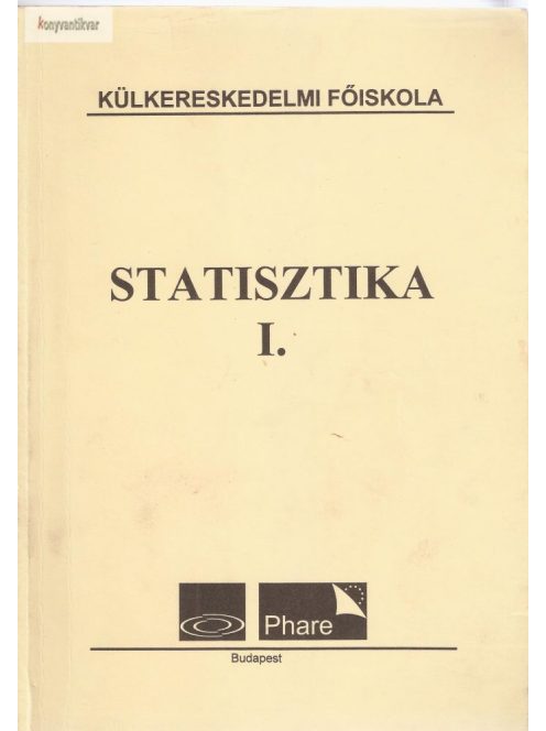 Fenyves Ferenc: Statisztika I.