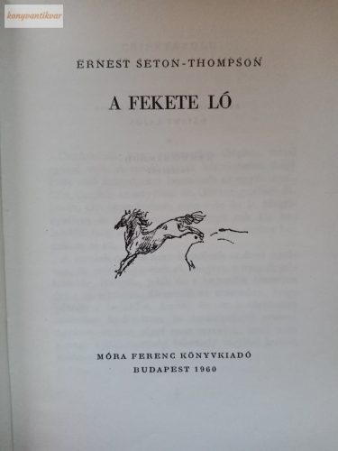 Ernest Seton-Thompson: A fekete ló