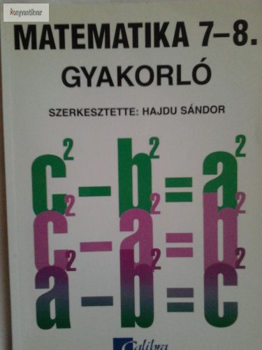 Hajdu Sándor: Matematika gyakorló 7-8