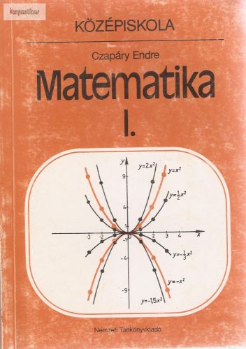 Czapáry Endre: Matematika I. Középiskola