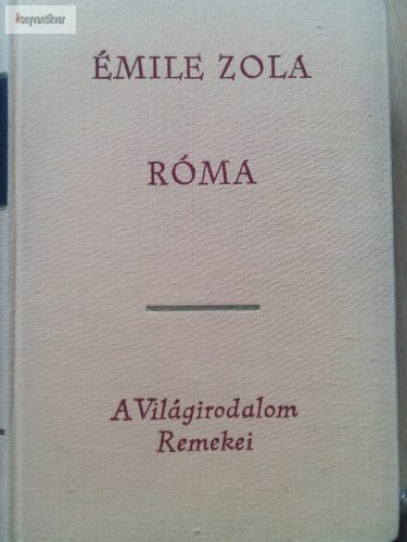Émile Zola: Róma