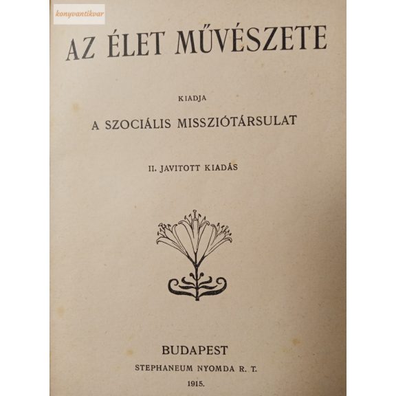 F. W. Foerster: Az élet művészete