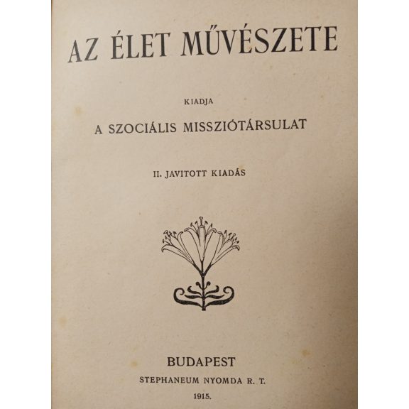 F. W. Foerster: Az élet művészete
