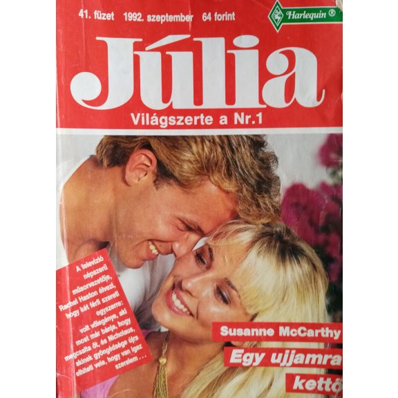 Susanne McCarthy: Egy ujjamra kettő Susanne McCarthy: Egy ujjamra kettő