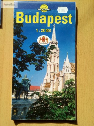 Budapest térkép 1:28 000