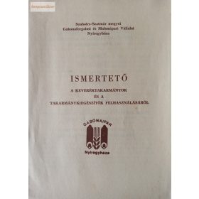   Ismertető a keveréktakarmányok és a takarmánykiegészítők felhasználásáról