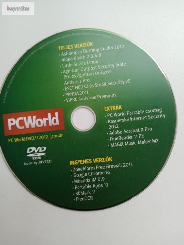 PcWorld DVD 2012 január