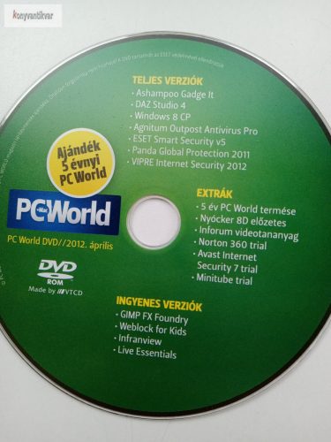 PcWorld DVD 2012 április