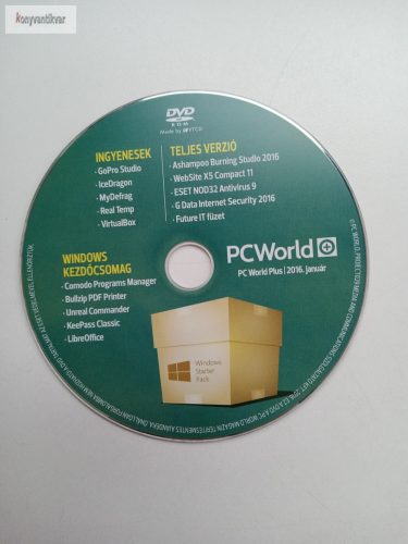 PcWorld DVD 2016 január