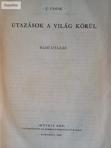 James Cook Utazások ​a világ körül