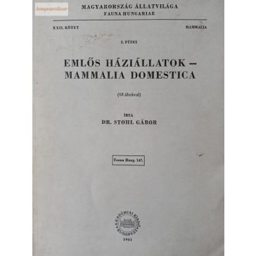 Stohl Gábor: Emlős háziállatok