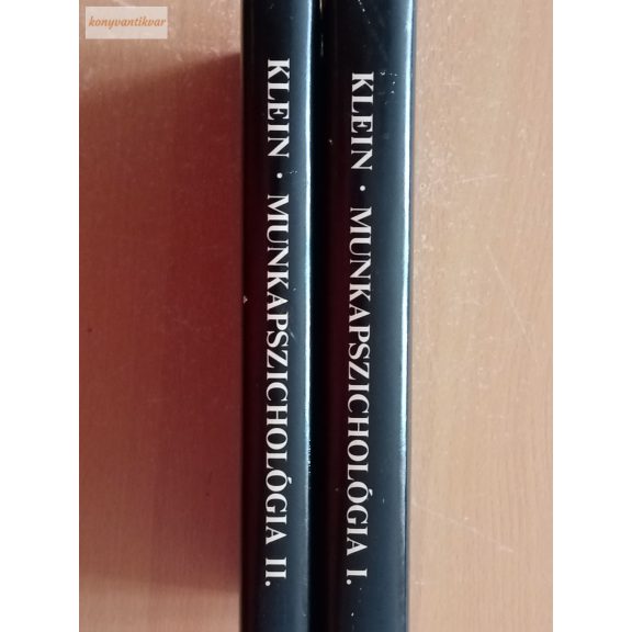 Klein Sándor: Munkapszichológia