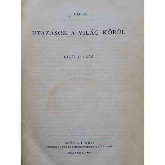 James Cook Utazások ​a világ körül
