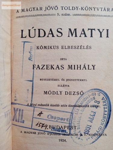 Fazekas Mihály: Lúdas Matyi