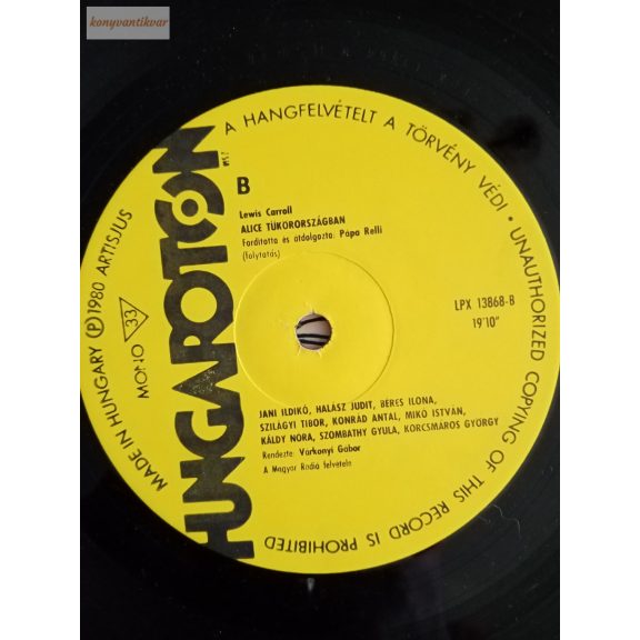 Alice tükörországban Nagylemez