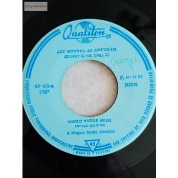 Omega együttes kislemez 2