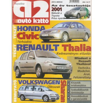 a2 Autó k2ttő 2001. március