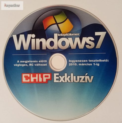 Chip 2010 Windows 7 telepítőlemez