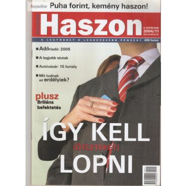 Haszon magazin 2004. 11
