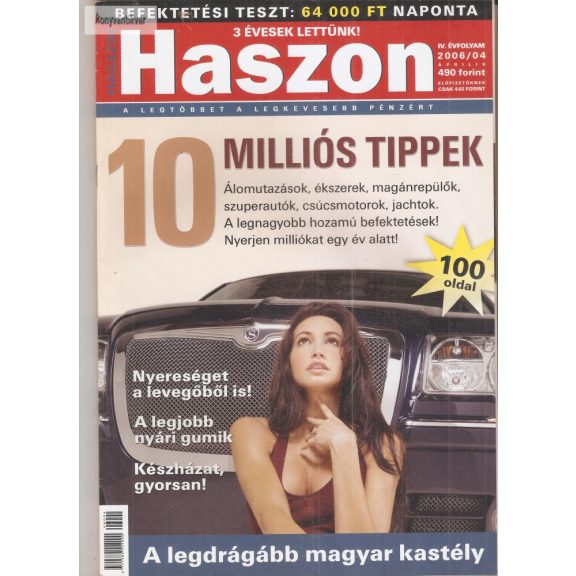 Haszon magazin 2006. 04 Haszon magazin 2006. 04