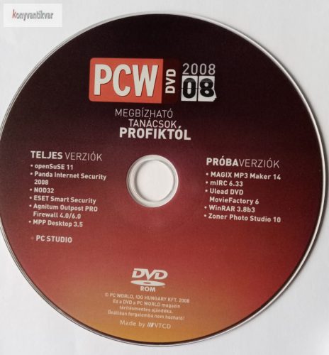 Pc World 2008.08 DVD