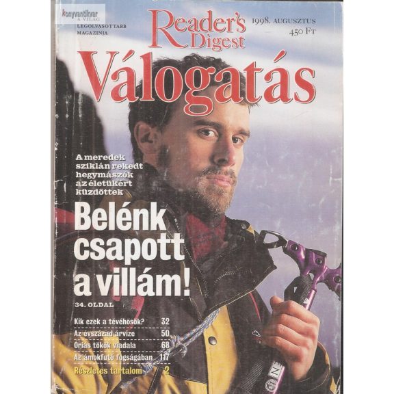 Reader's Digest Válogatás 1998. augusztus Reader's Digest Válogatás 1998. augusztus