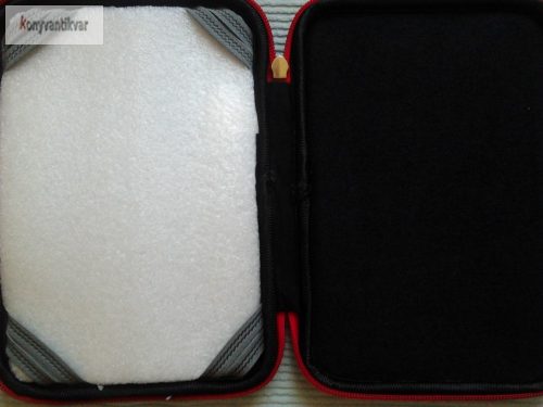 Tablettartó piros